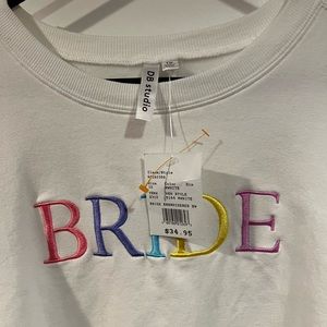 Davids Bridal BRIDE sweatshirt NWT